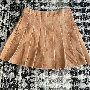 Going Anywhere Brown Corduroy Tennis Skirt